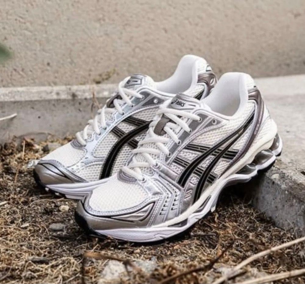 Buy ASI_CSS Kayano 14 White Black Shoes - Image 7