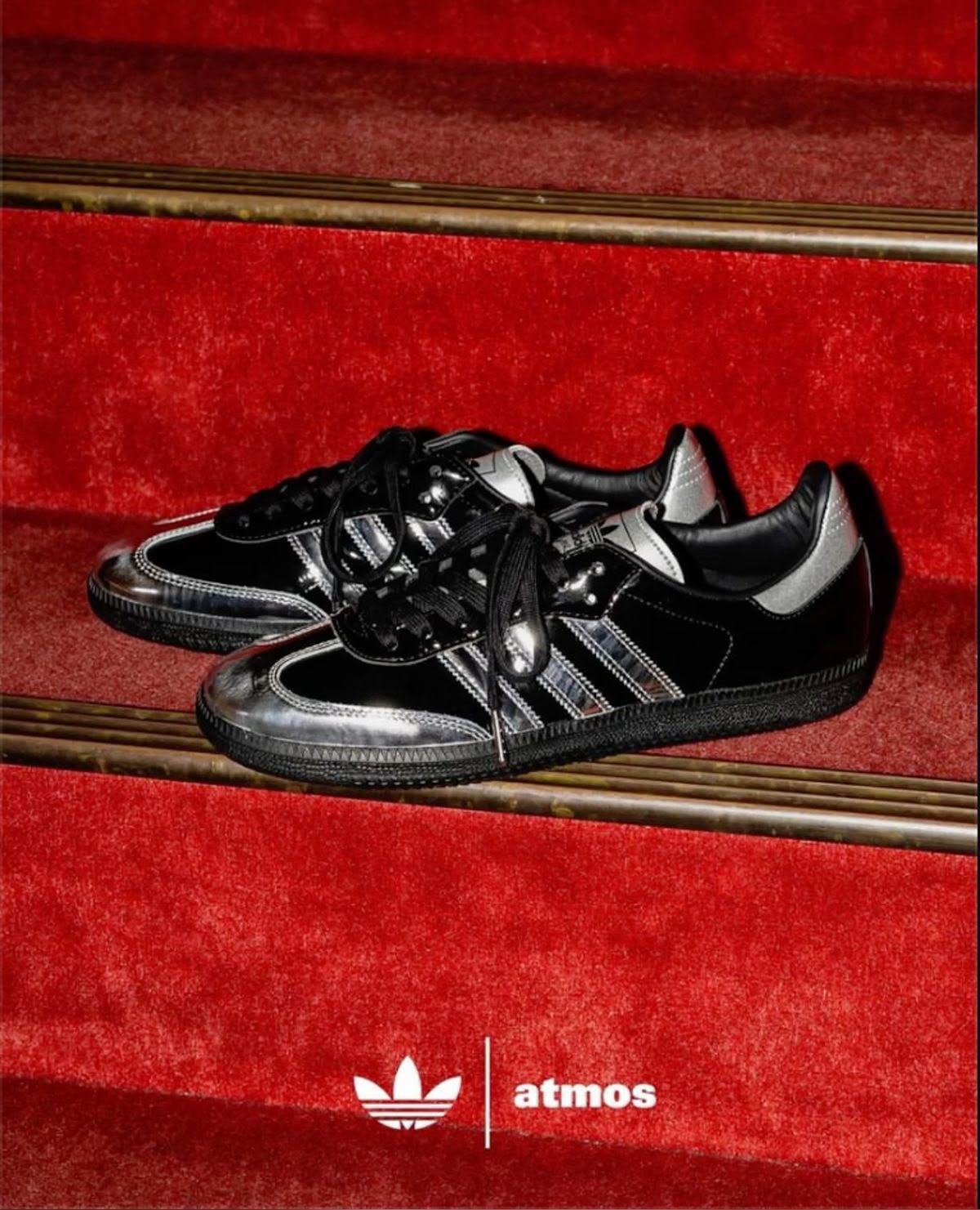 Buy Adid_ass Samba Atmos Black Silver Shoe - Image 5