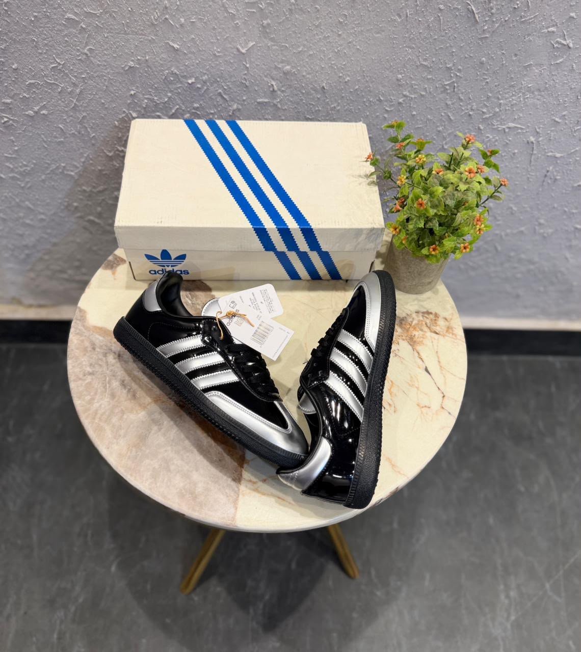 Buy Adid_ass Samba Atmos Black Silver Shoe - Image 4