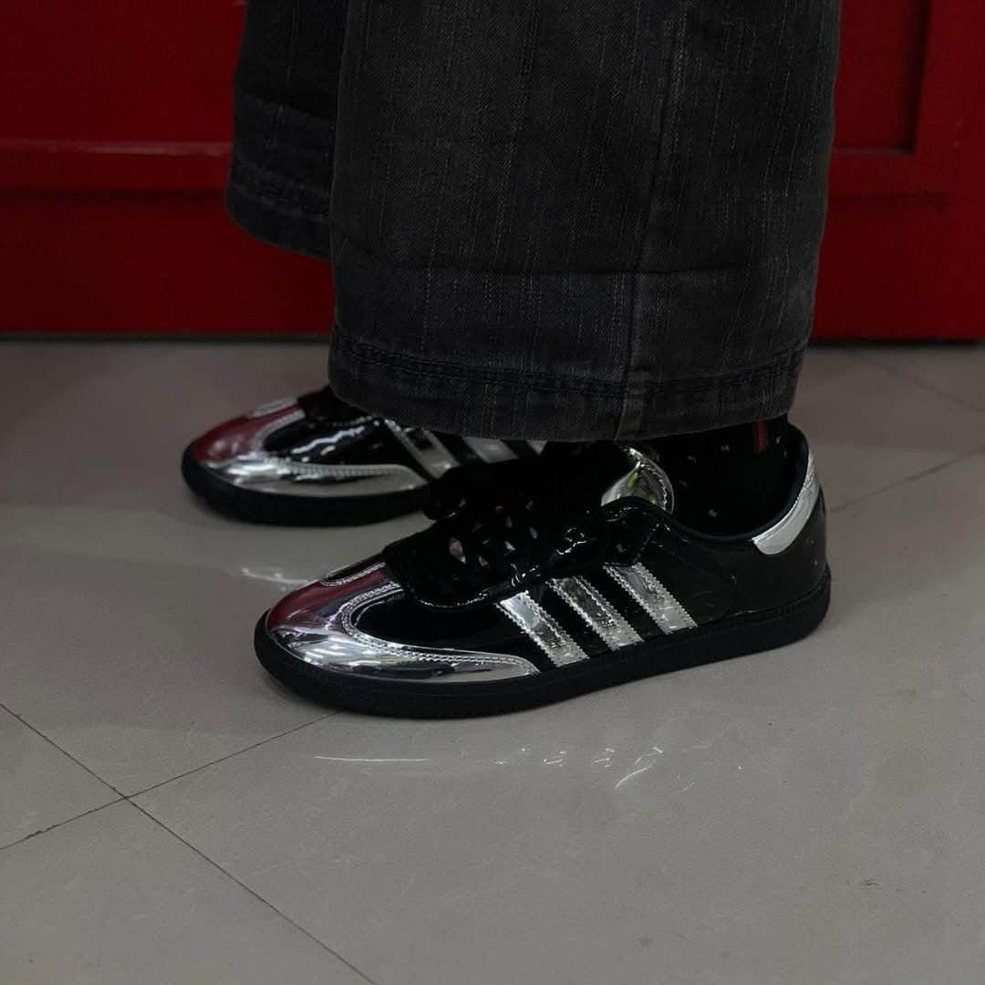 Buy Adid_ass Samba Atmos Black Silver Shoe - Image 6