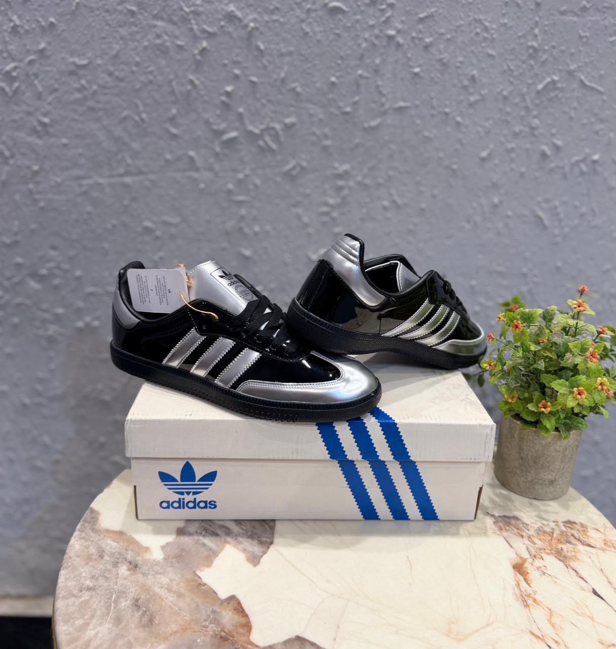 Buy Adid_ass Samba Atmos Black Silver Shoe - Image 2
