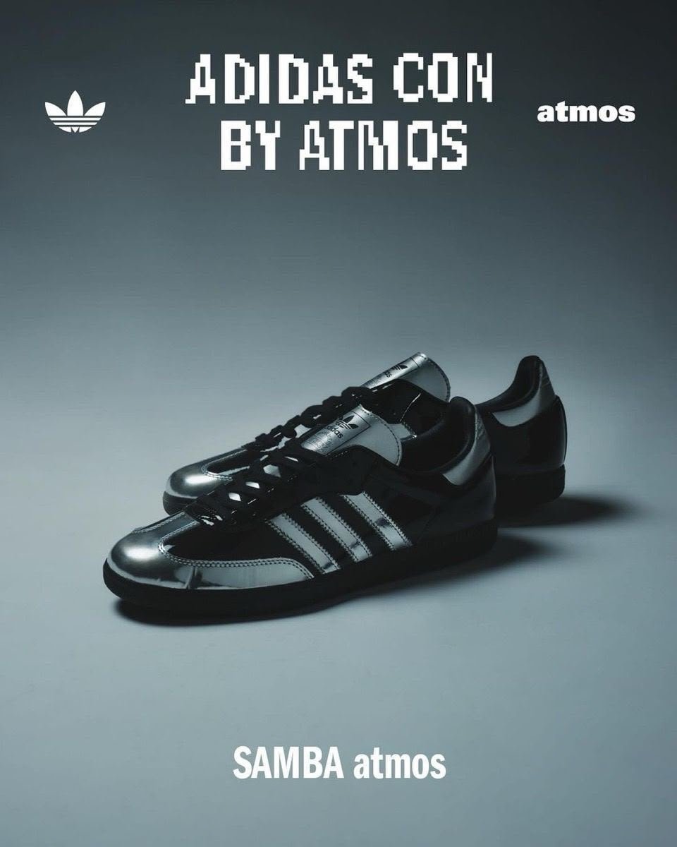 Buy Adid_ass Samba Atmos Black Silver Shoe - Image 8