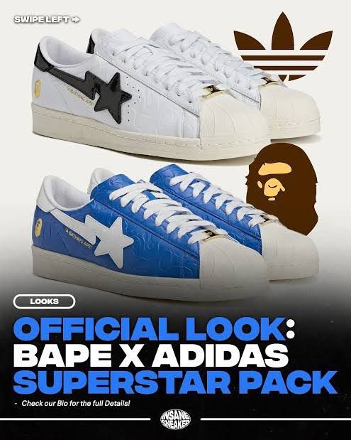 Buy Adid_ass Superstar BAPE Blue Shoes - Image 6
