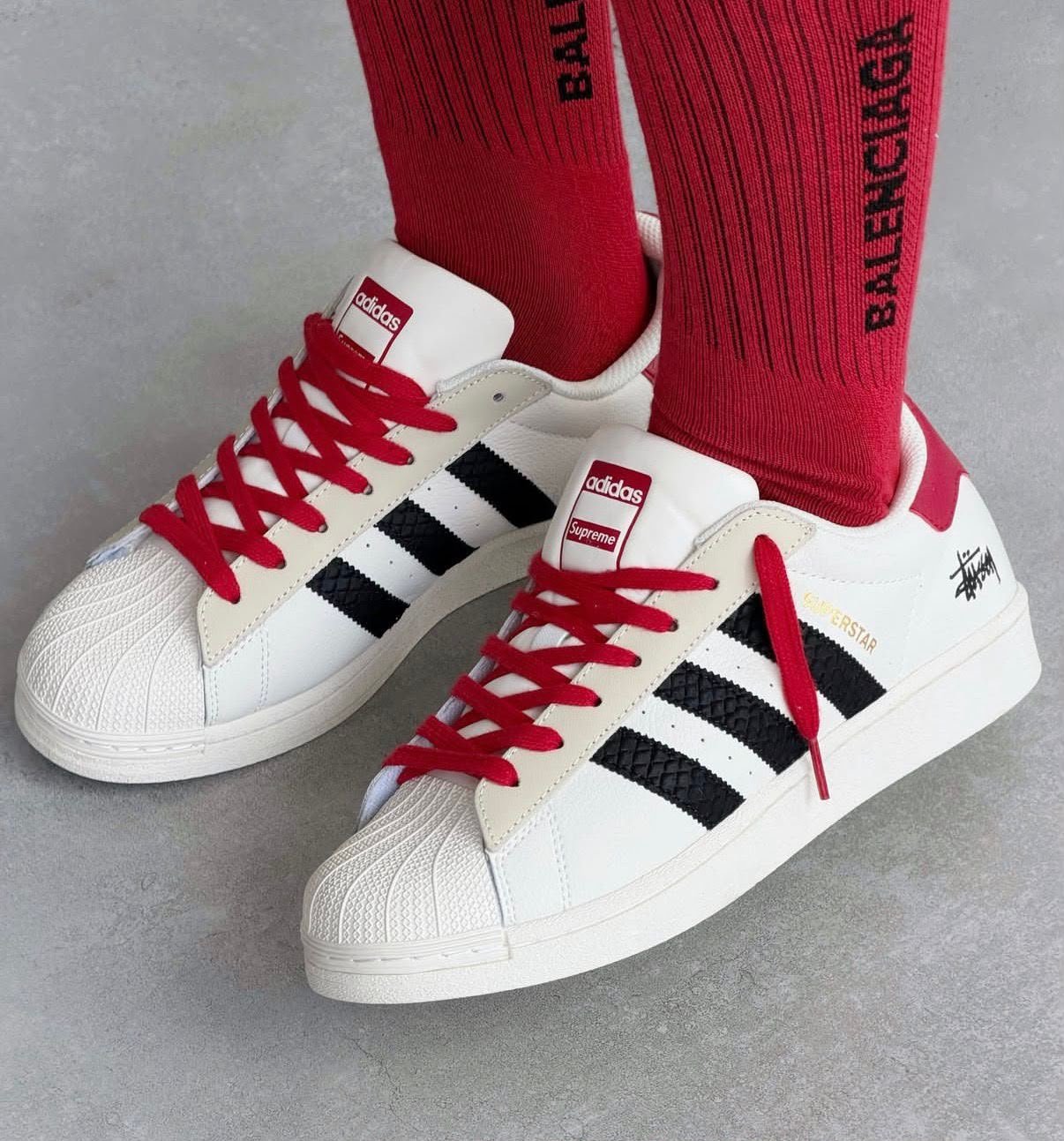 Buy Adid_ass Superstar Stussy Supreme - Image 6