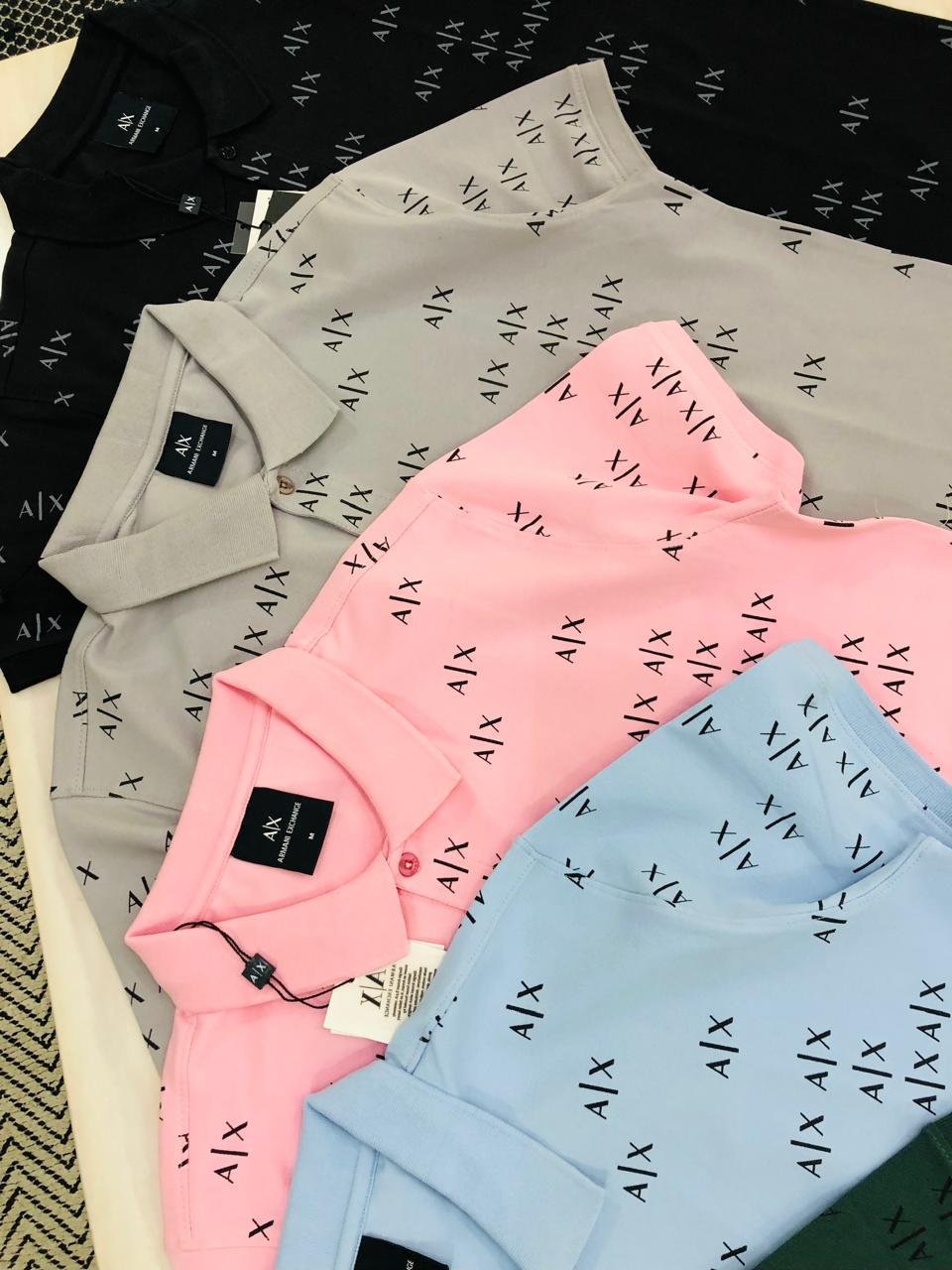 Buy Arma_nii Cotton Lycra Collar T-Shirt - Image 2