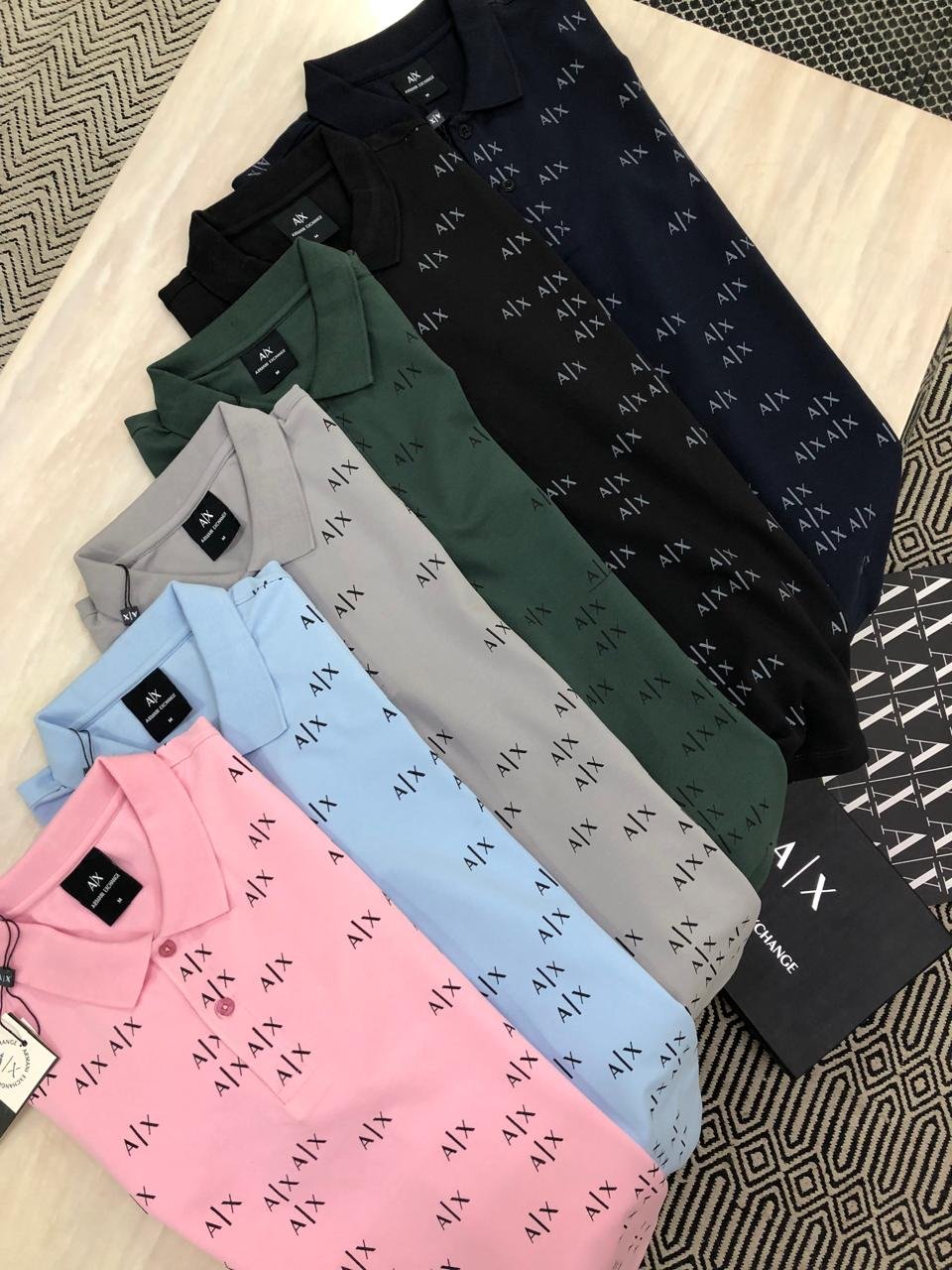 Buy Arma_nii Cotton Lycra Collar T-Shirt - Image 3