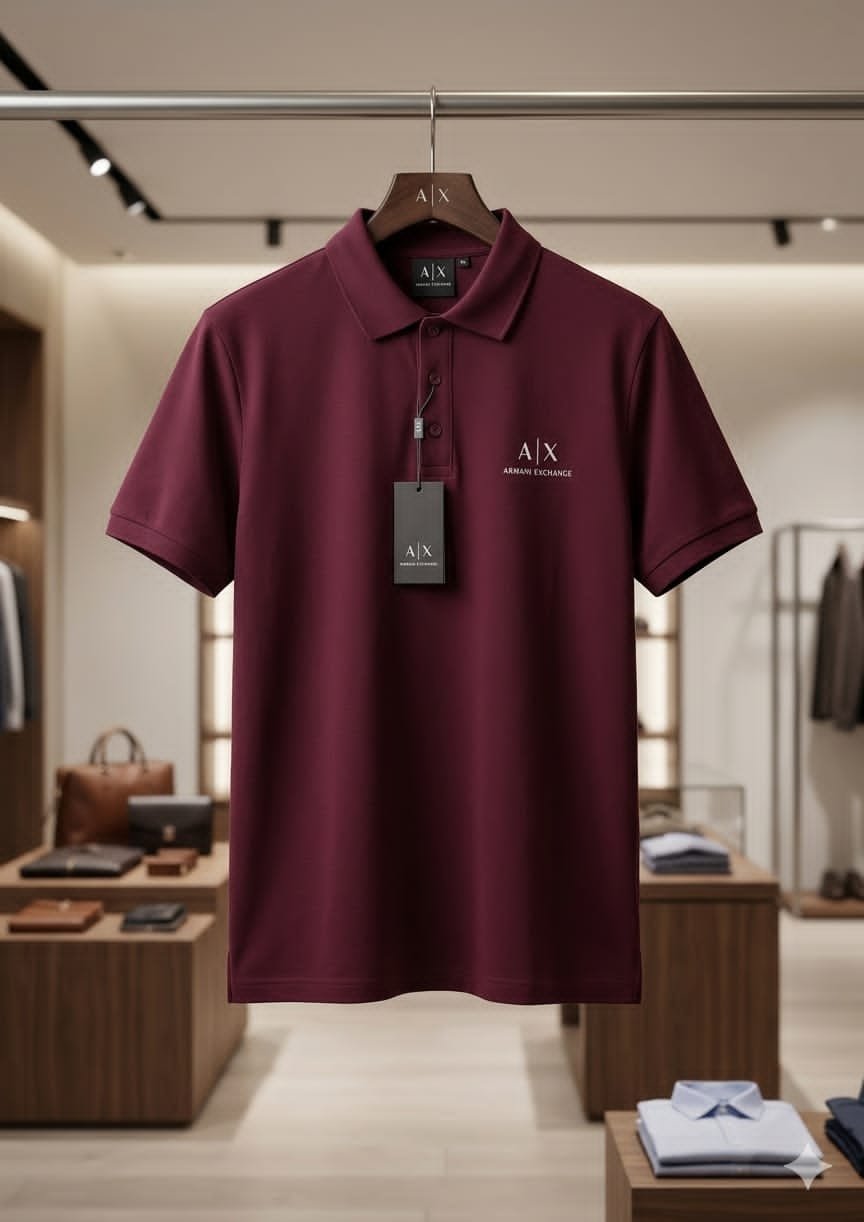 Buy Arma_nii Premium Cotton Lycra Polos