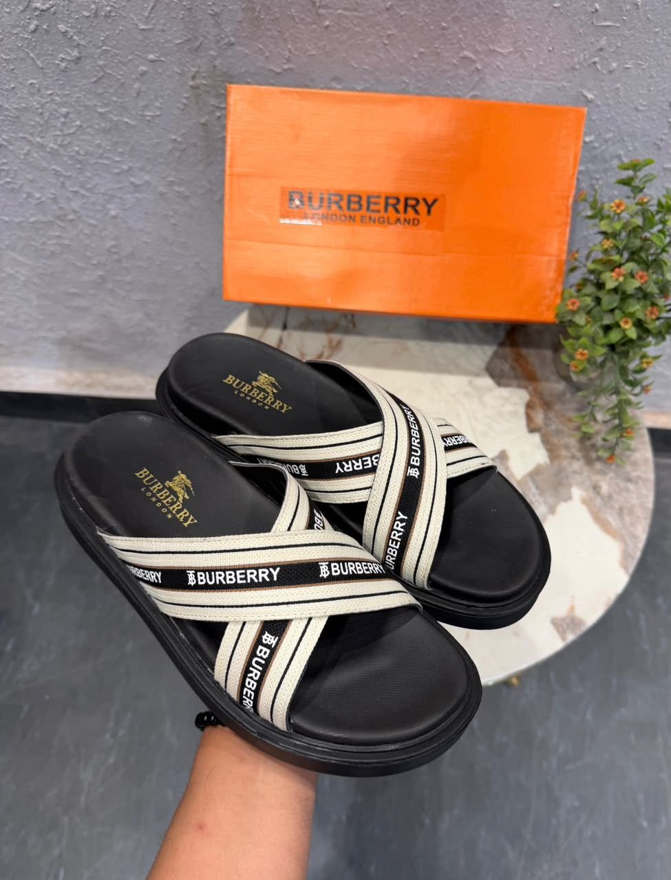 Buy Burber_ry Comfy Mules for Men