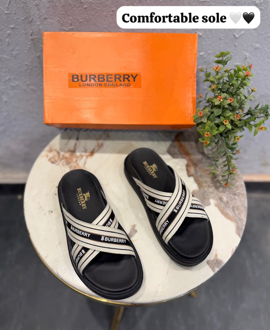 Buy Burber_ry Comfy Mules for Men - Image 4
