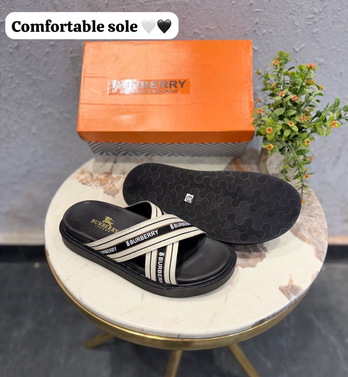 Buy Burber_ry Comfy Mules for Men - Image 3
