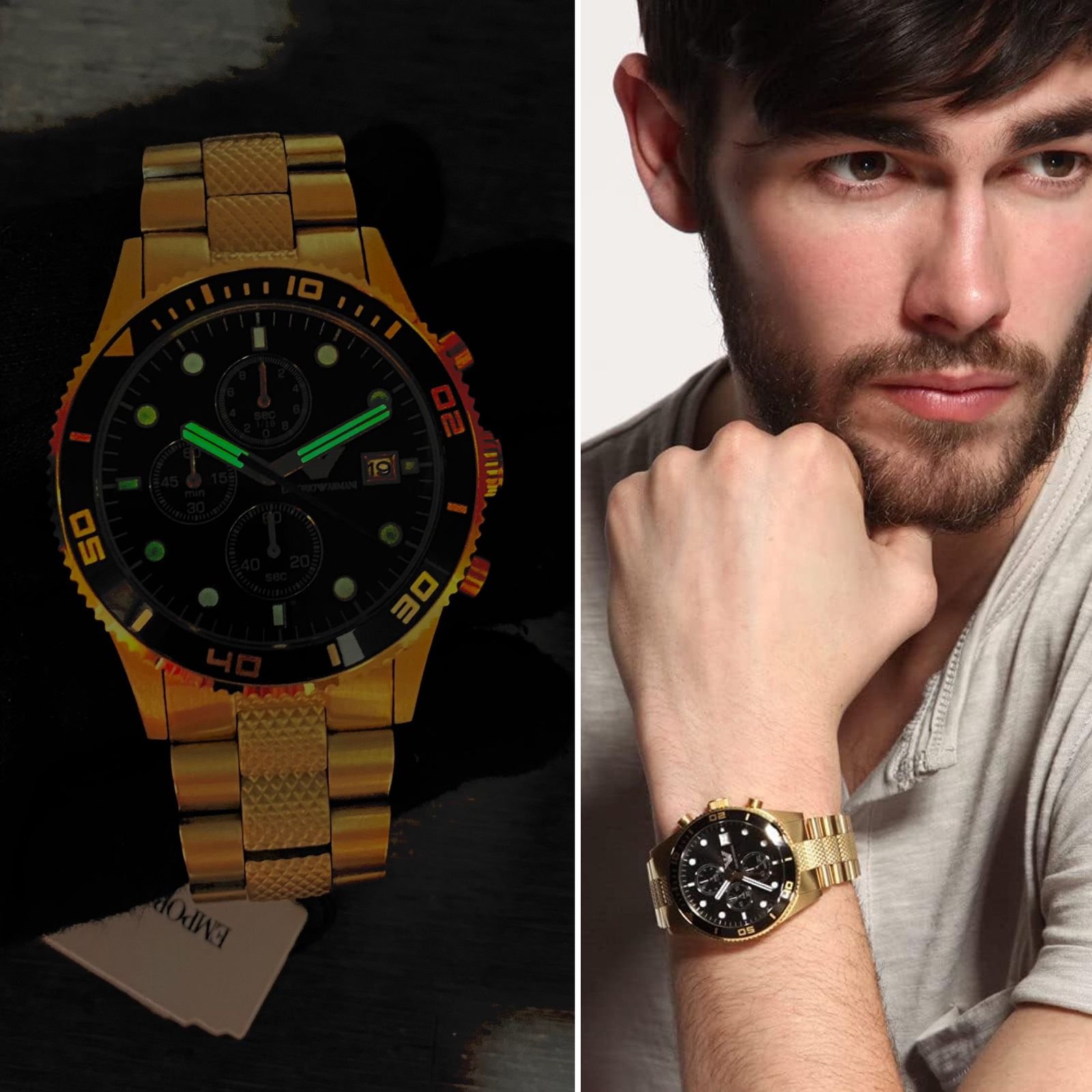 Buy Empori_o Arma_nii AR5857 Black Watch - Image 4