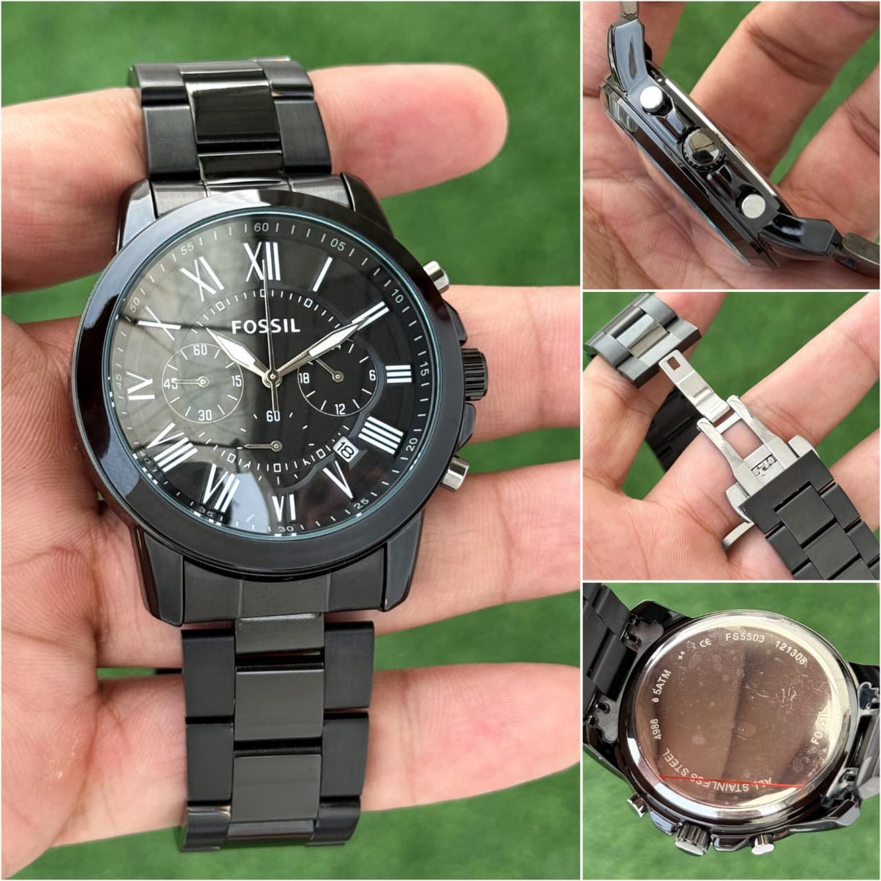 Buy Foss_ill Grant Chronograph Men's Watch - Image 3