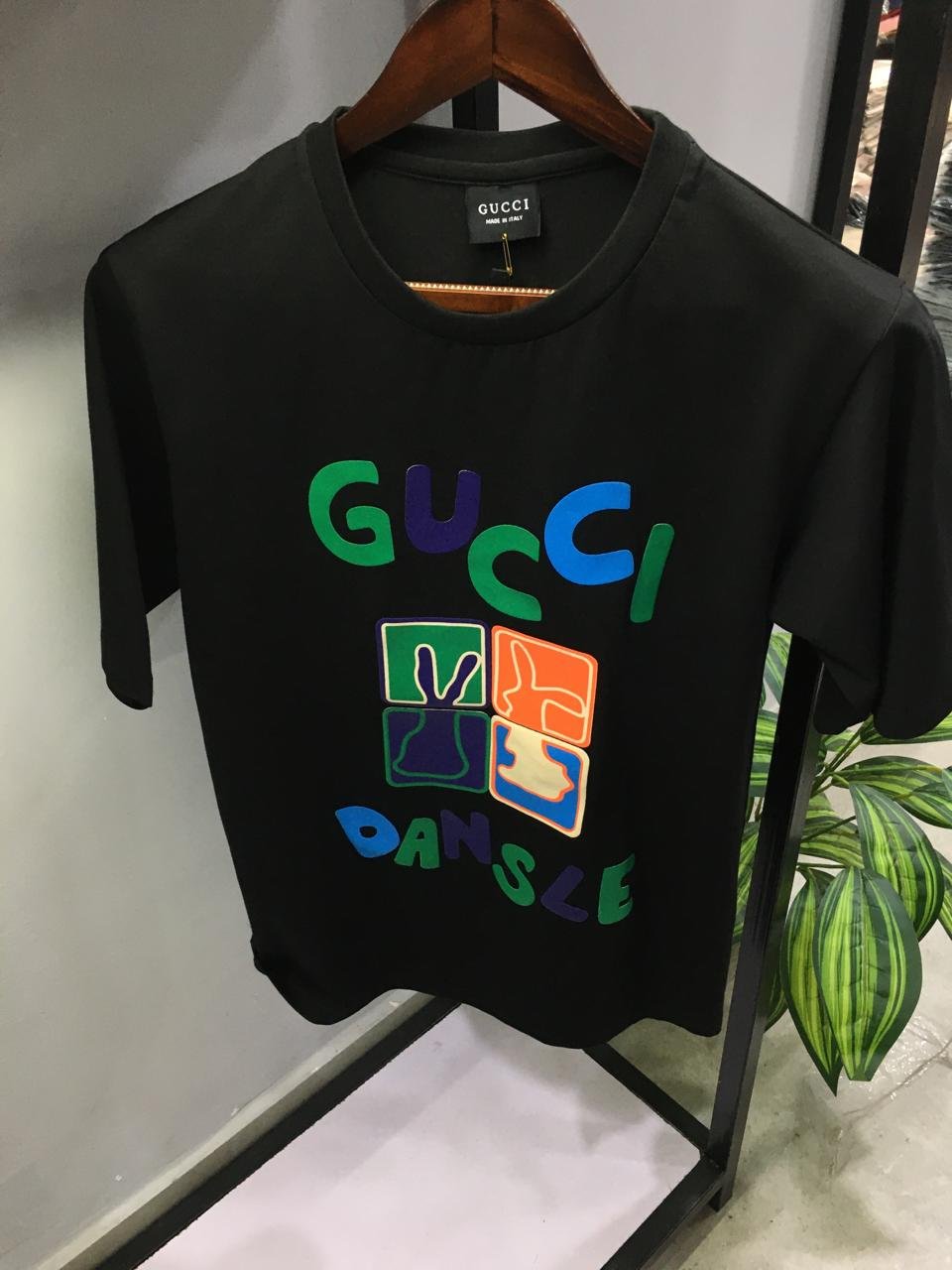 Buy Guc_cii Cotton Lycra Drop Shoulder Tee - Image 3
