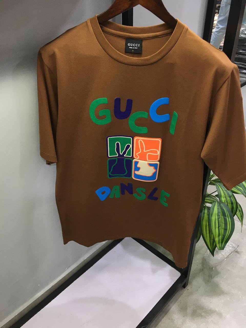 Buy Guc_cii Cotton Lycra Drop Shoulder Tee - Image 2