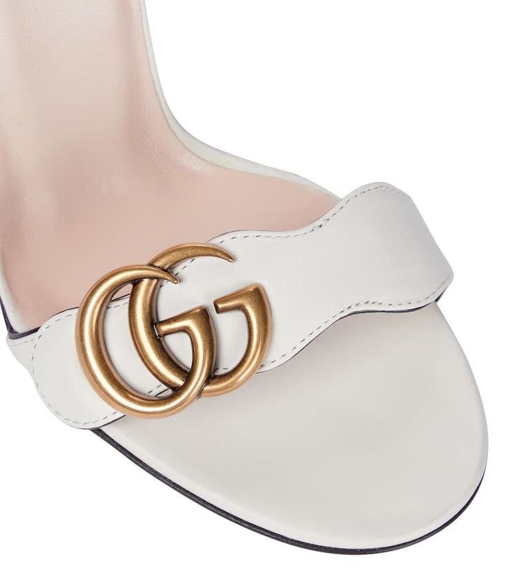 Buy Guc_cii Marmont GG Leather Flats - Image 4