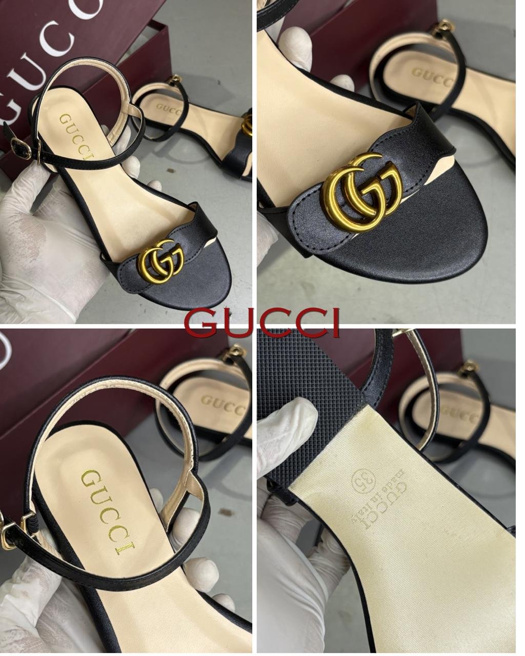 Buy Guc_cii Marmont GG Leather Flats - Image 14