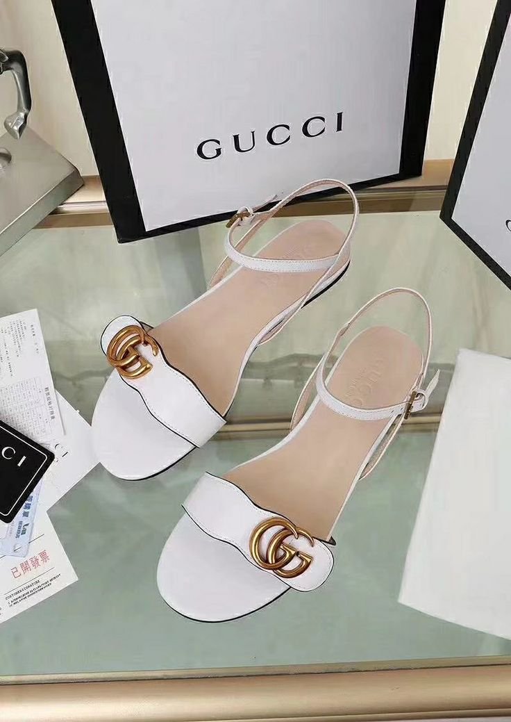 Buy Guc_cii Marmont GG Leather Flats - Image 5