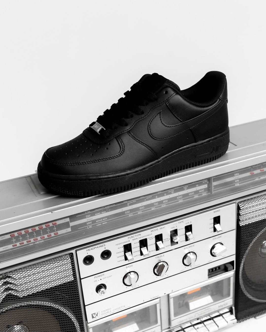 Buy Ni_kee Air Force 1 Triple Black Shoes - Image 9