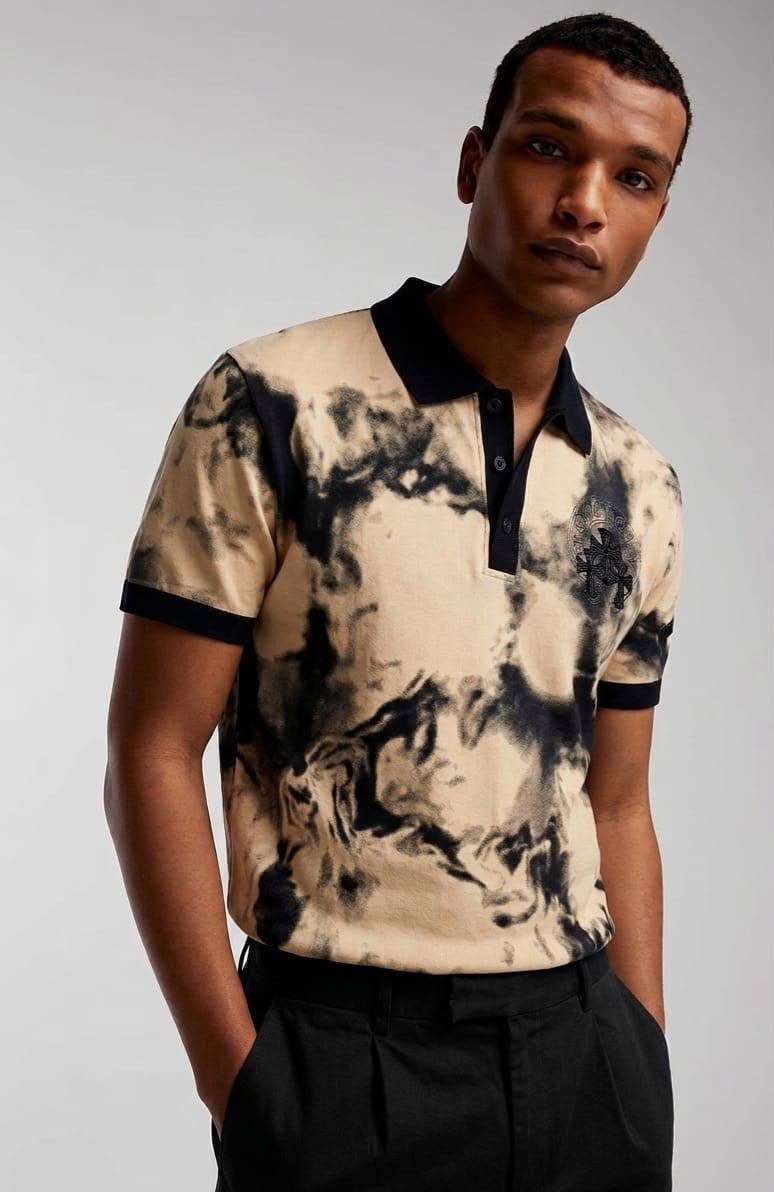 Buy Premium Washed Polo Collar T-Shirt - Image 3