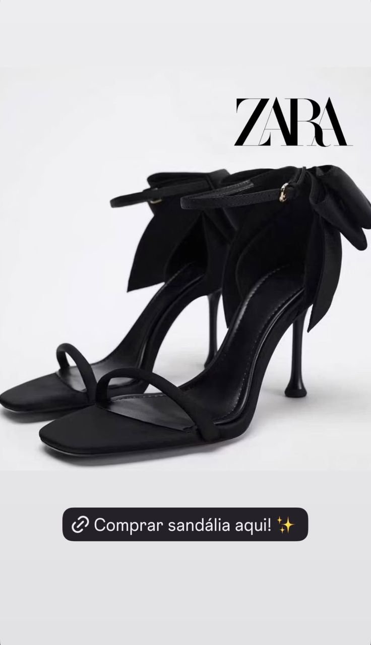 Buy Za_raa Satin Bow High Heel Sandals - Image 4