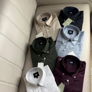 Premium Linen Cotton Plain Shirt Men