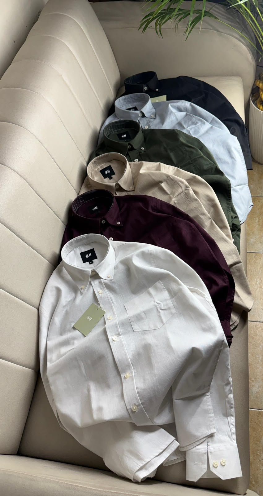 Premium Linen Cotton Plain Shirt Men - Image 5