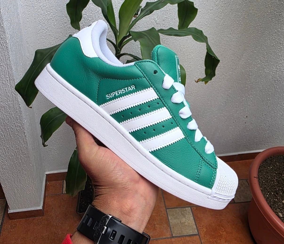Buy Adid_ass Superstar Dark Green Shoes - Image 4