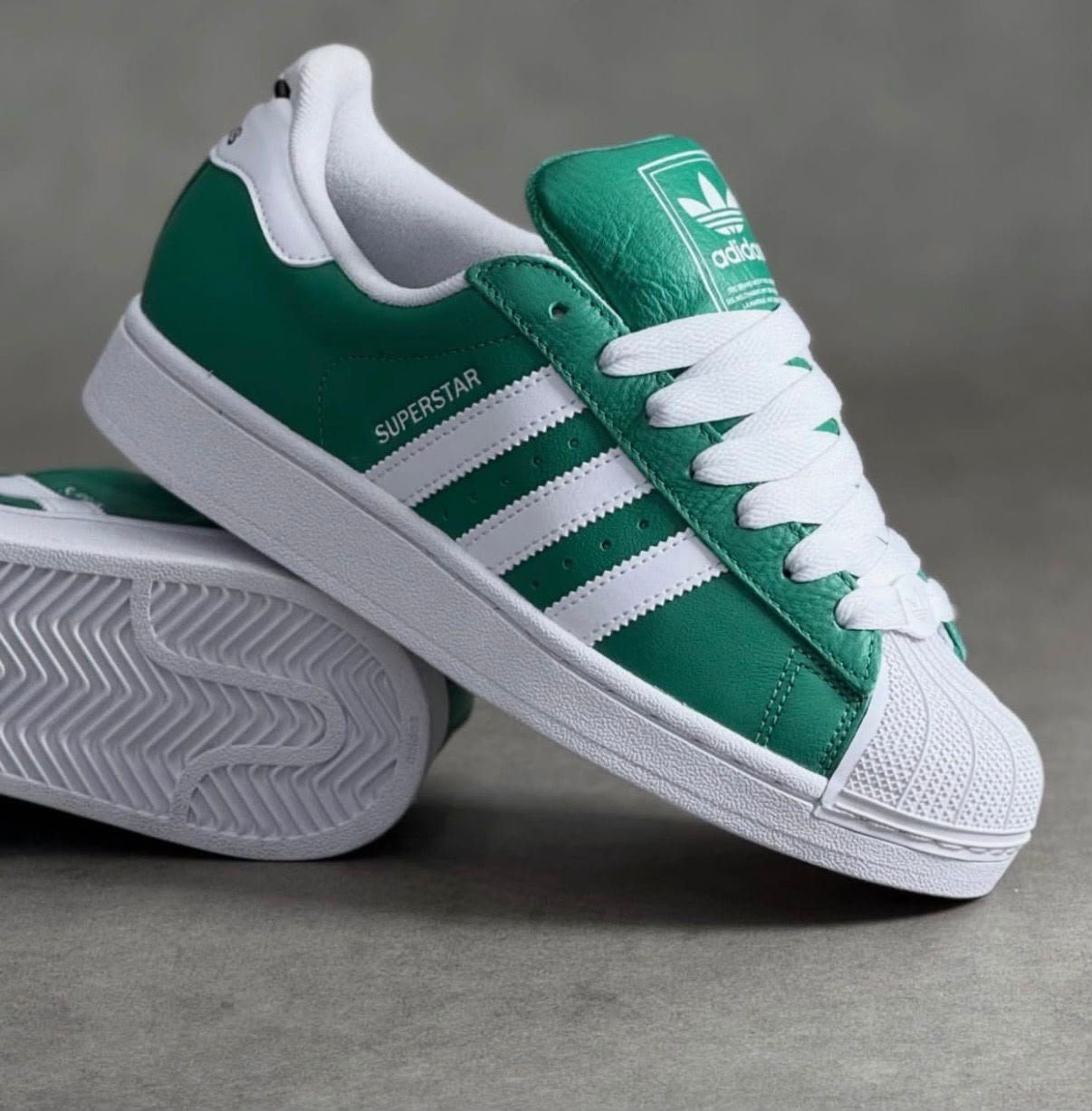 Buy Adid_ass Superstar Dark Green Shoes - Image 6