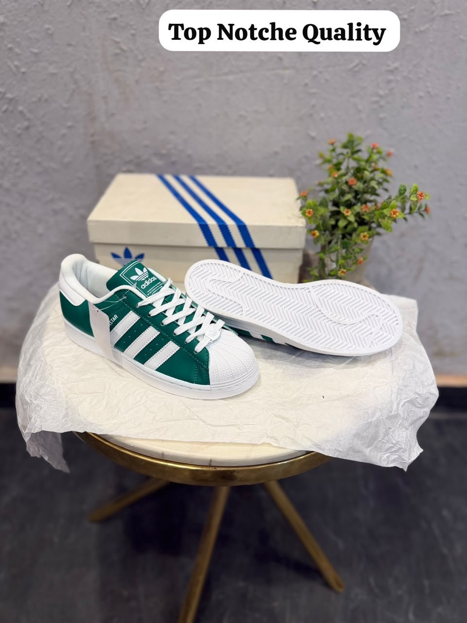 Buy Adid_ass Superstar Dark Green Shoes - Image 2