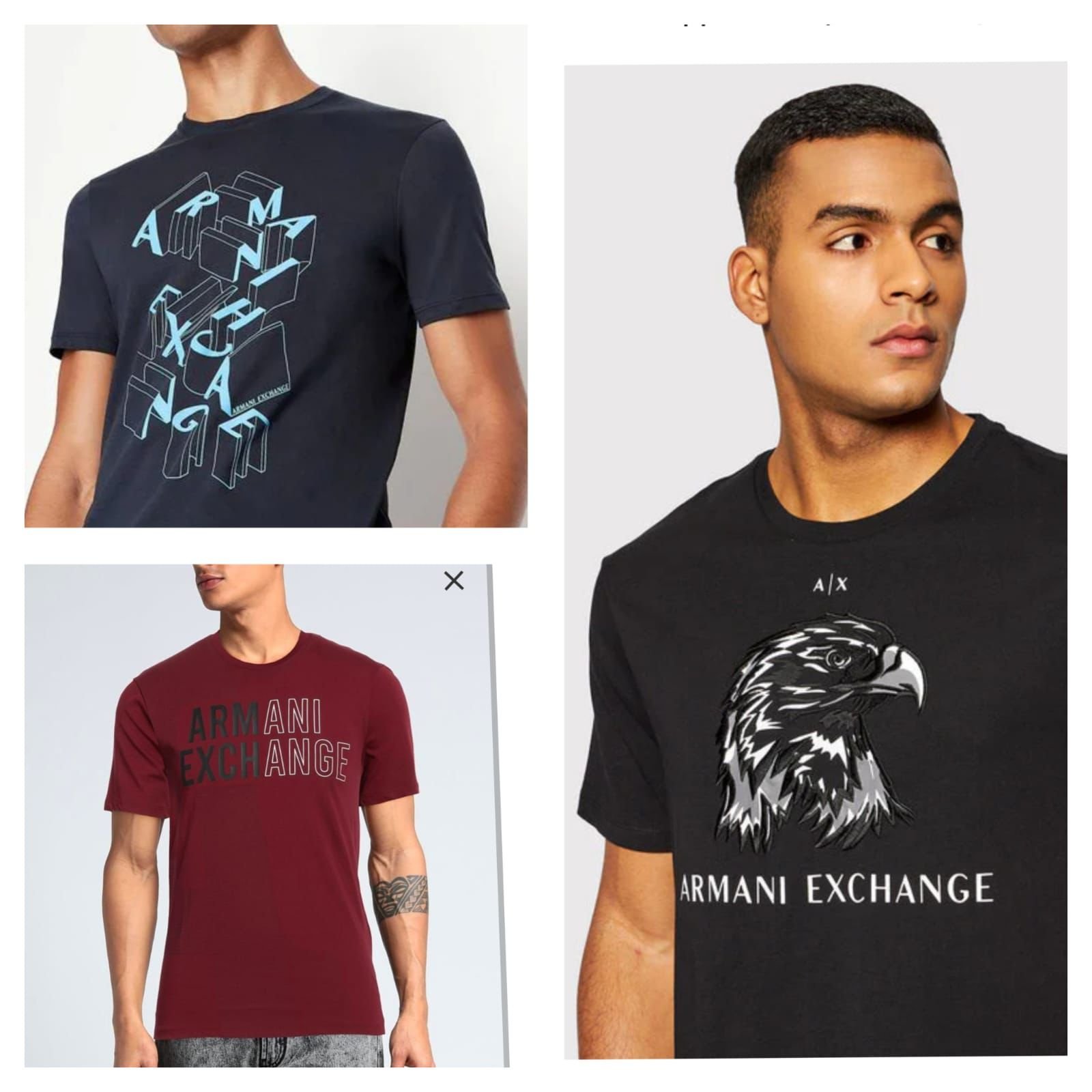 Buy Arma_nii Cotton Round Neck Tee Shirt - Image 7