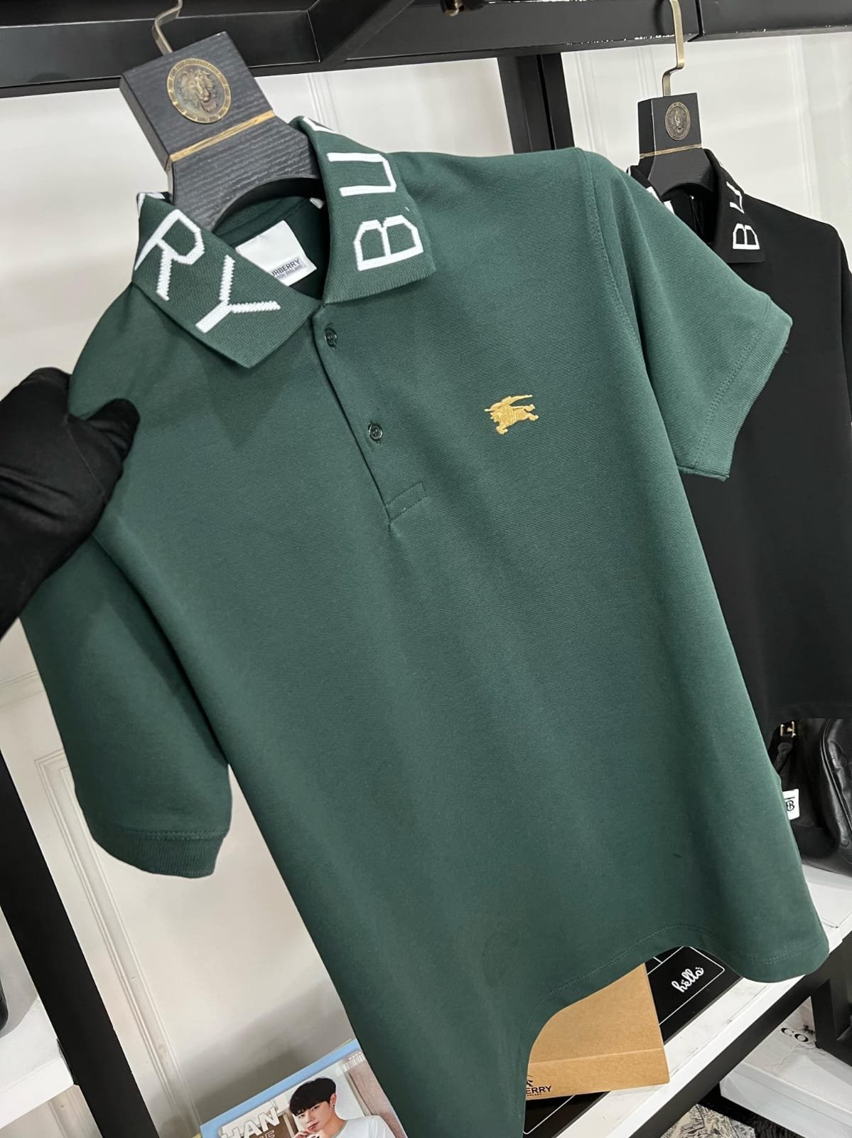 Buy Burber_ryy Heavy Cotn Polo Wears - Image 14