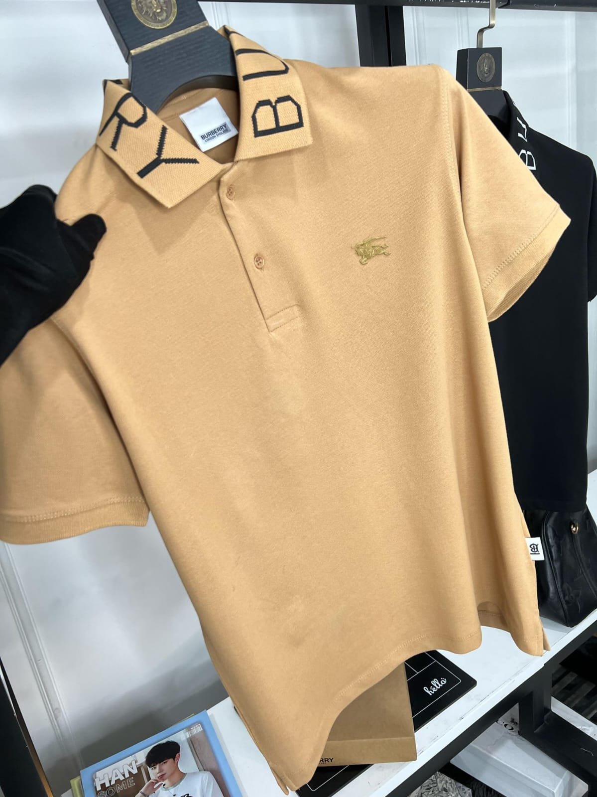 Buy Burber_ryy Heavy Cotn Polo Wears - Image 11