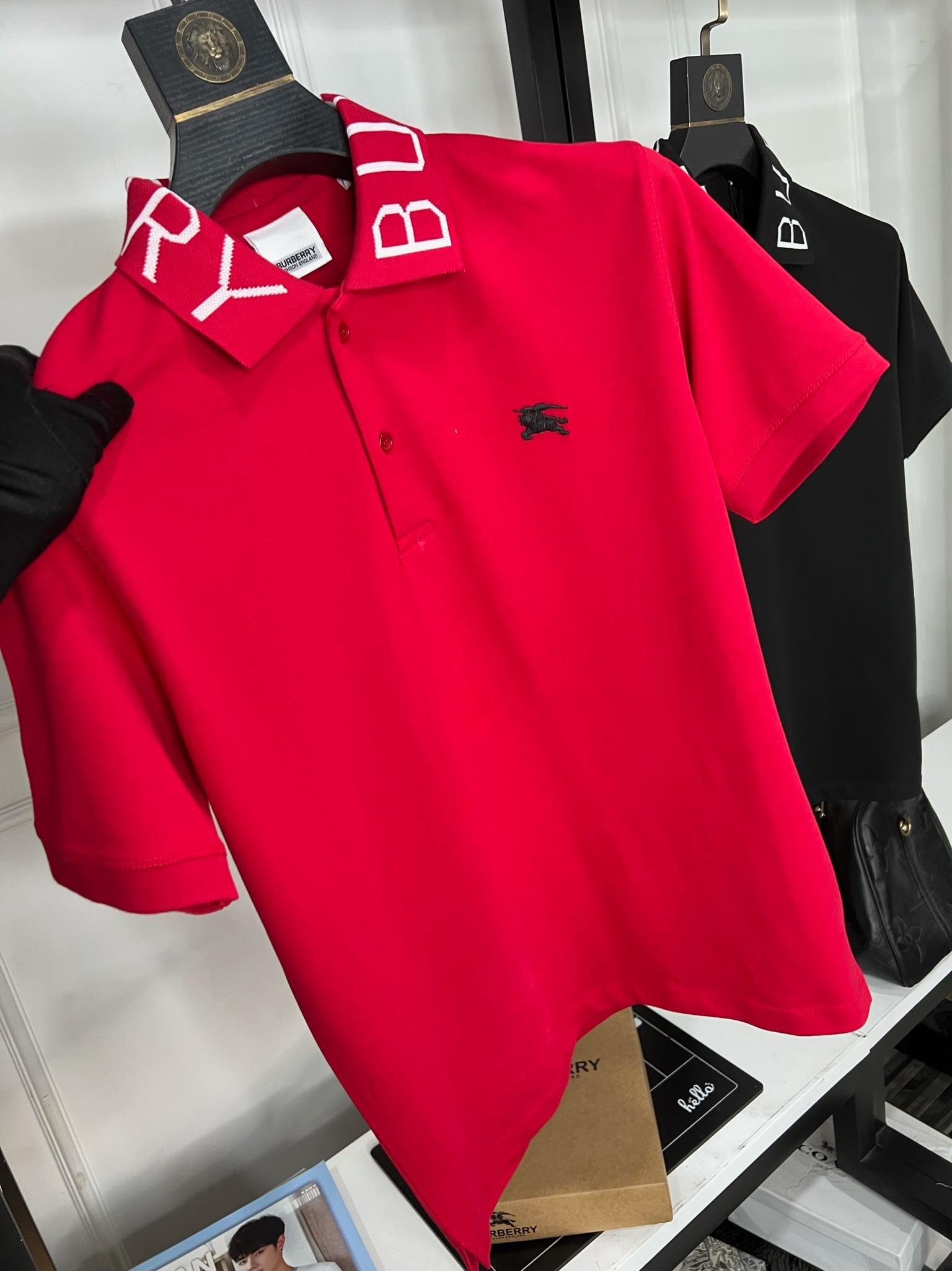 Buy Burber_ryy Heavy Cotn Polo Wears - Image 8