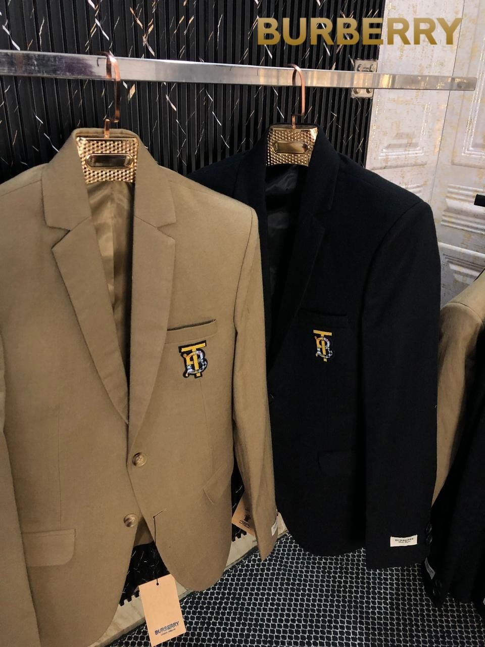 Buy Burber_ryy Tweed Blazers Premium Import