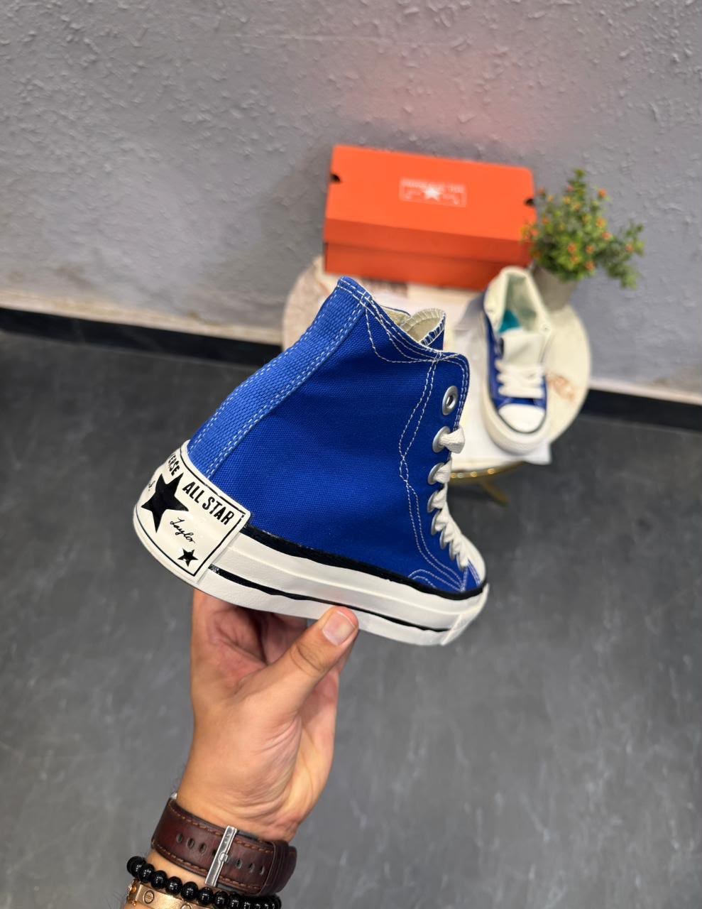 Buy Conver_see Chuck Sketch Royal Blue Shoe - Image 5