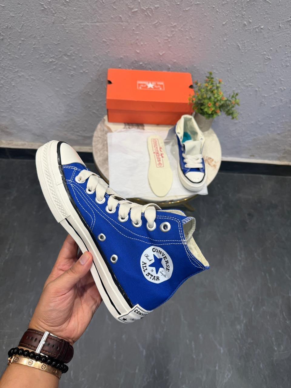 Buy Conver_see Chuck Sketch Royal Blue Shoe - Image 3