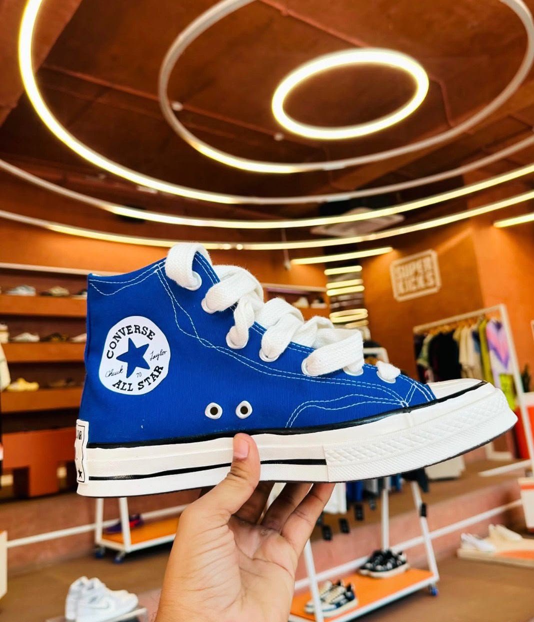 Buy Conver_see Chuck Sketch Royal Blue Shoe - Image 2