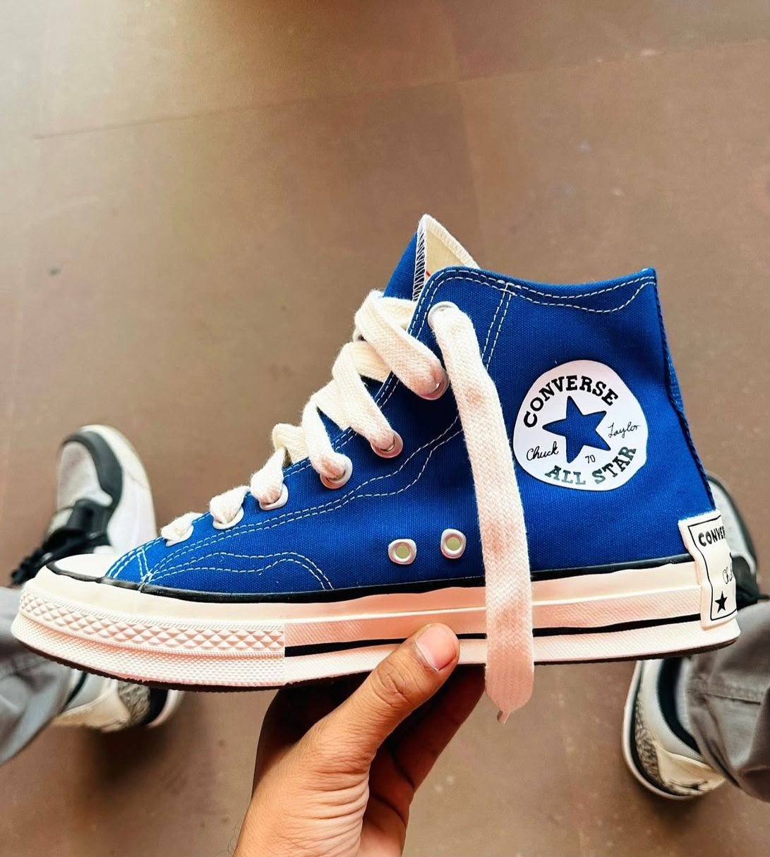 Buy Conver_see Chuck Sketch Royal Blue Shoe - Image 6