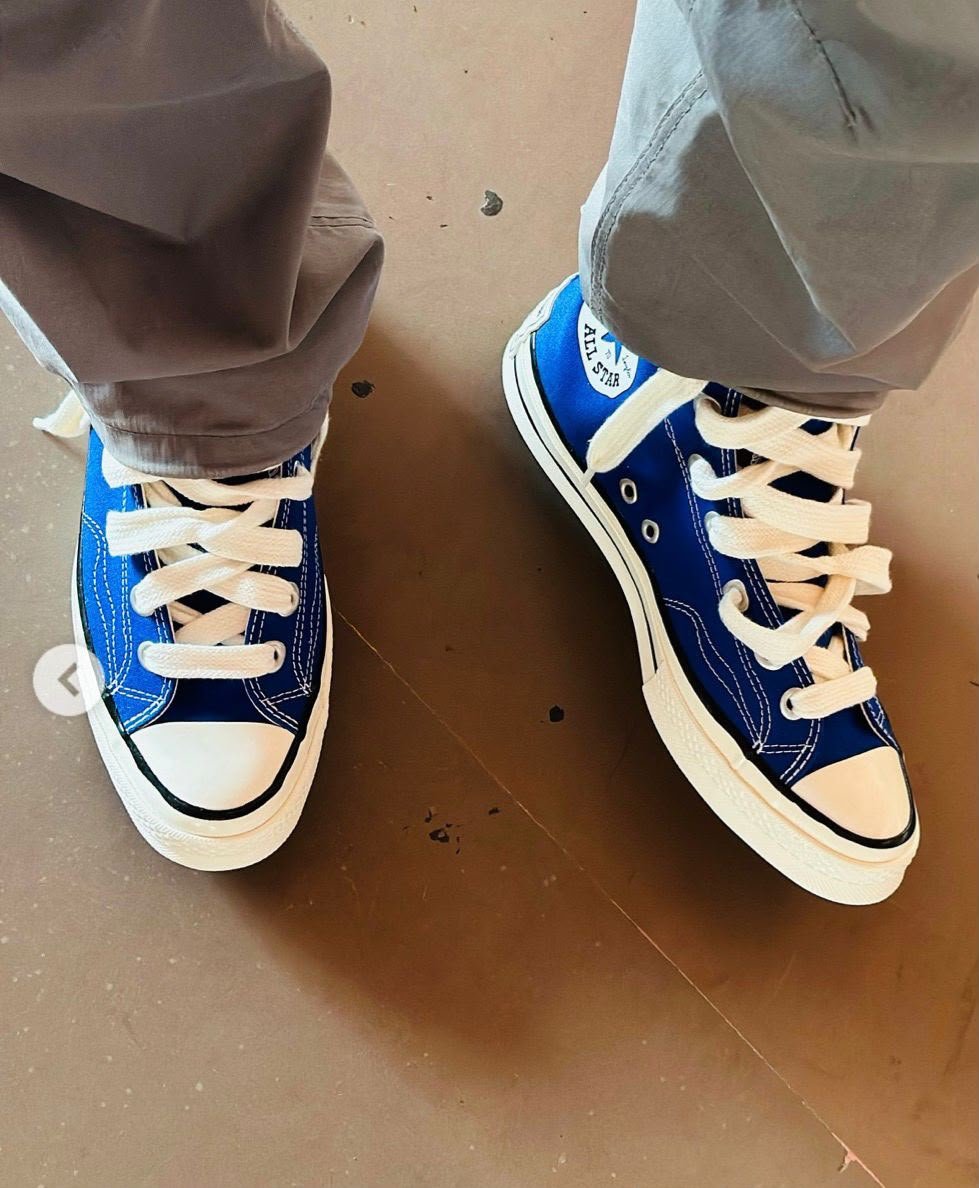 Buy Conver_see Chuck Sketch Royal Blue Shoe - Image 7