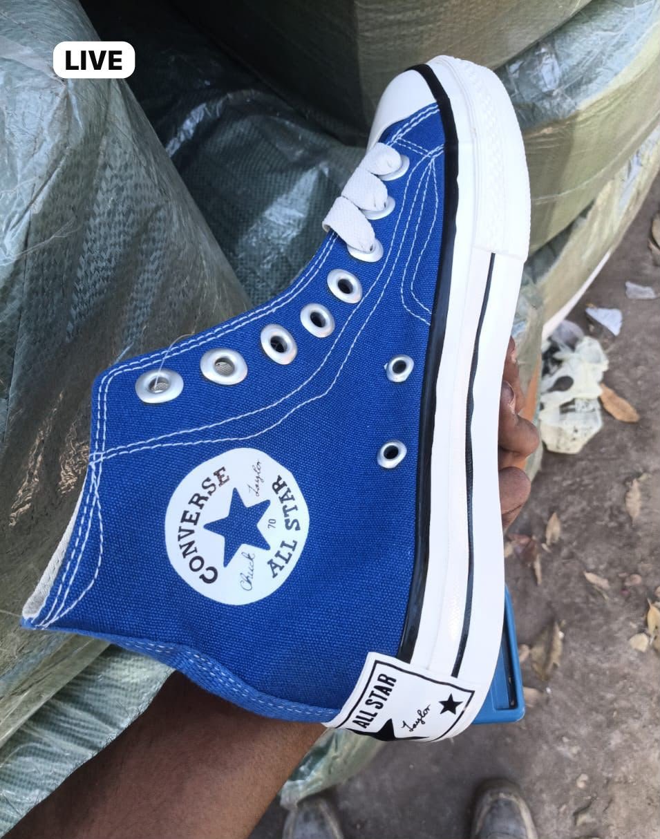 Buy Conver_see Chuck Sketch Royal Blue Shoe - Image 8