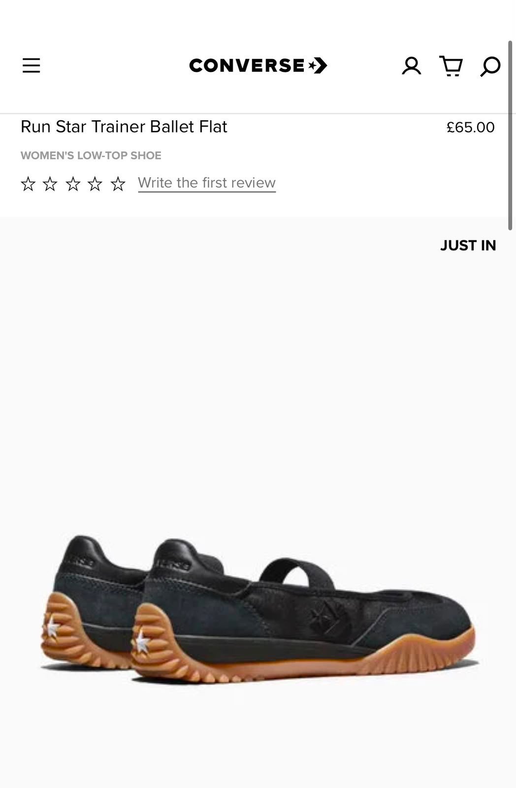 Buy Conver_see Run Star Flat Ballet 2026 - Image 4
