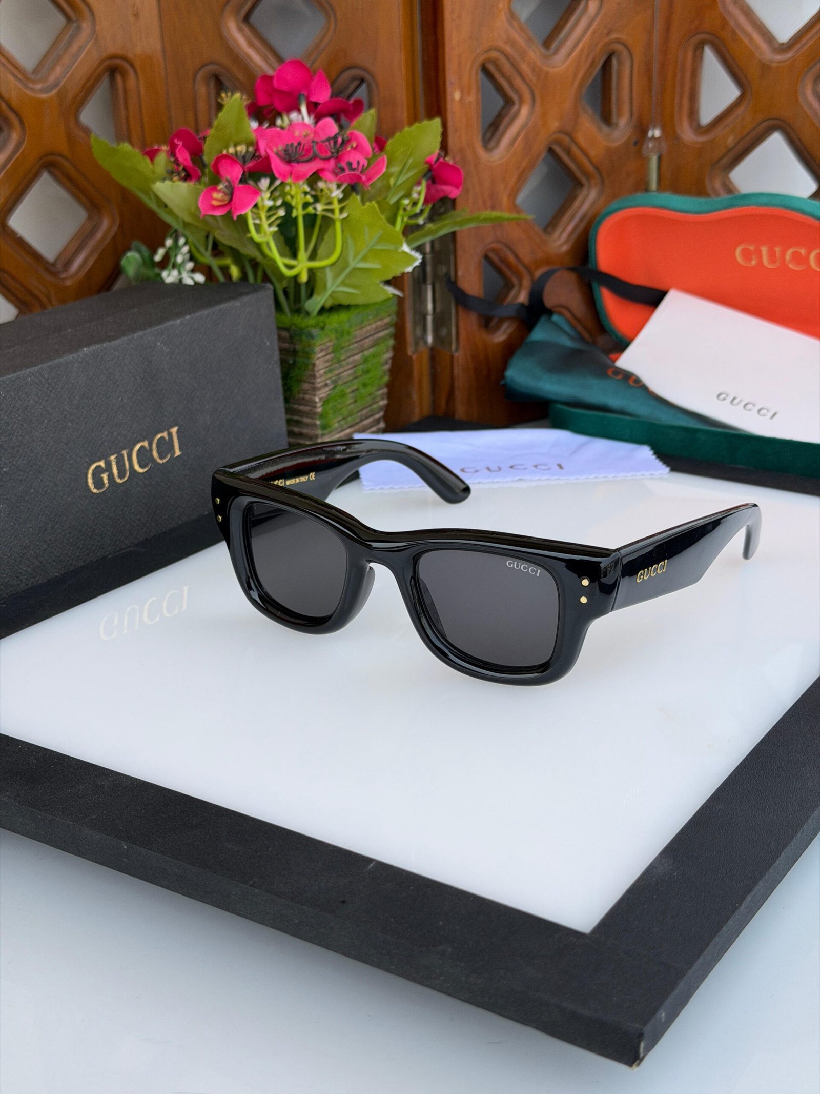 Buy GUC_CII Model 77197 Black Sunglasses.
