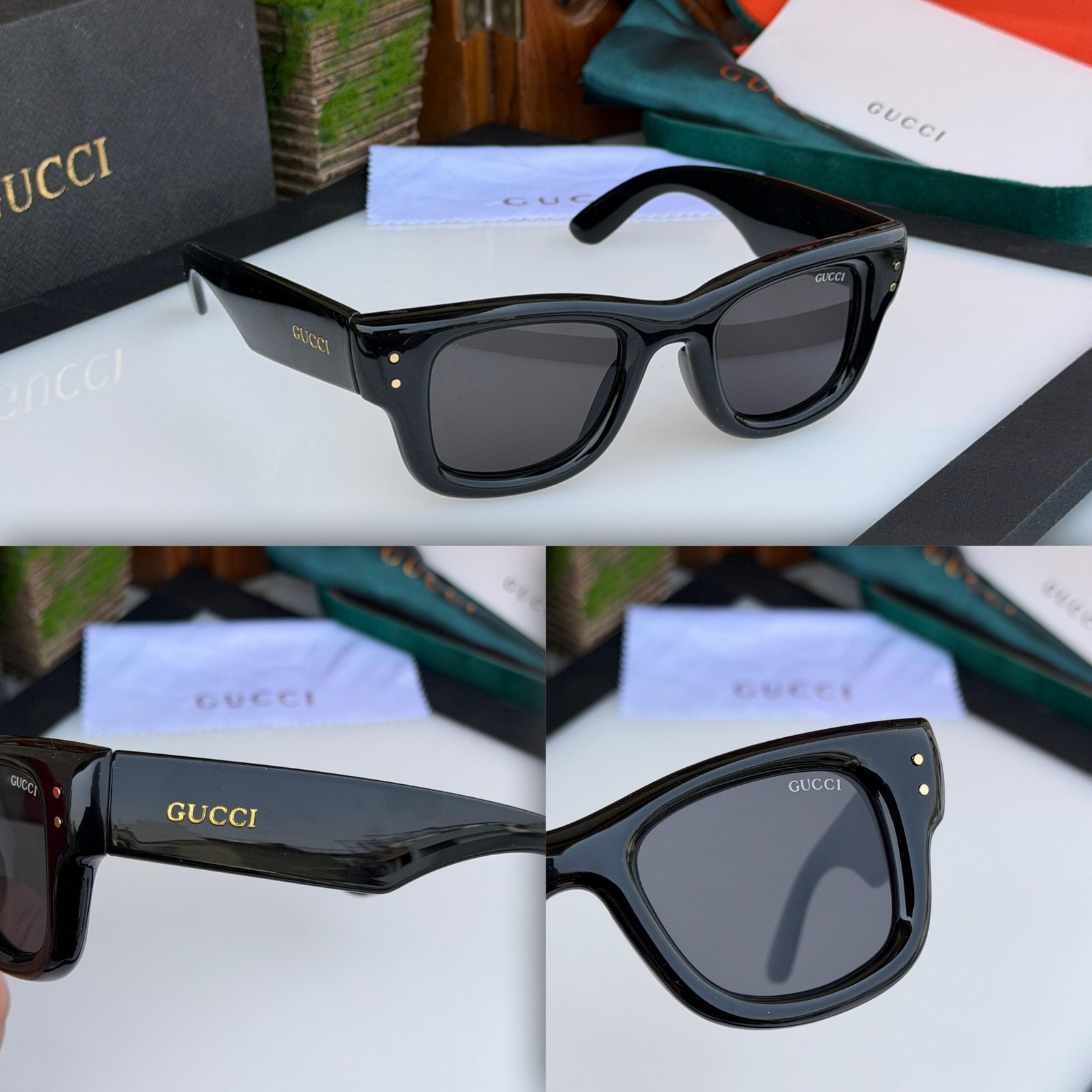 Buy GUC_CII Model 77197 Black Sunglasses. - Image 2