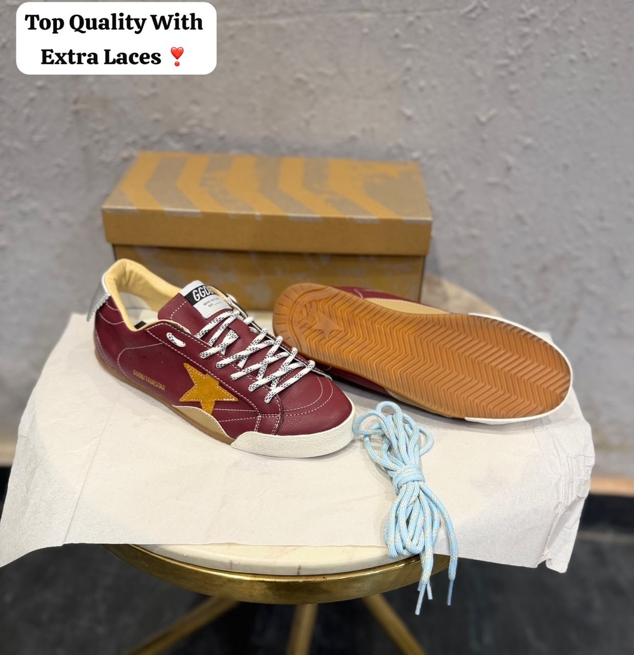 Buy Golden Goose Tru_e St_arr Red Shoes - Image 5