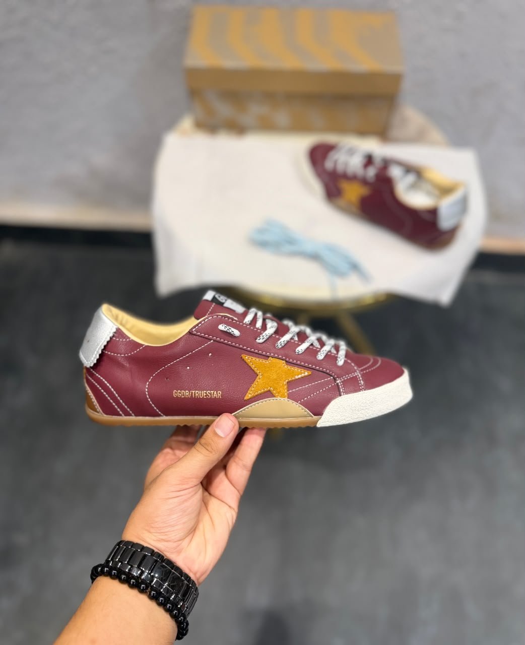 Buy Golden Goose Tru_e St_arr Red Shoes