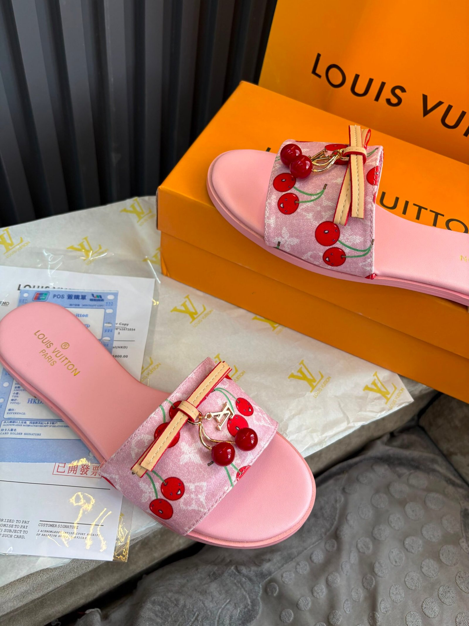 Buy LV x Murakami Lily Flat Mules Luxury - Image 5