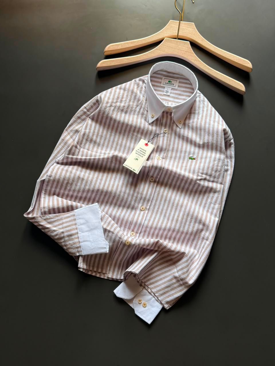 Buy Lacos_tee Linen Stripe Shirt Premium - Image 3