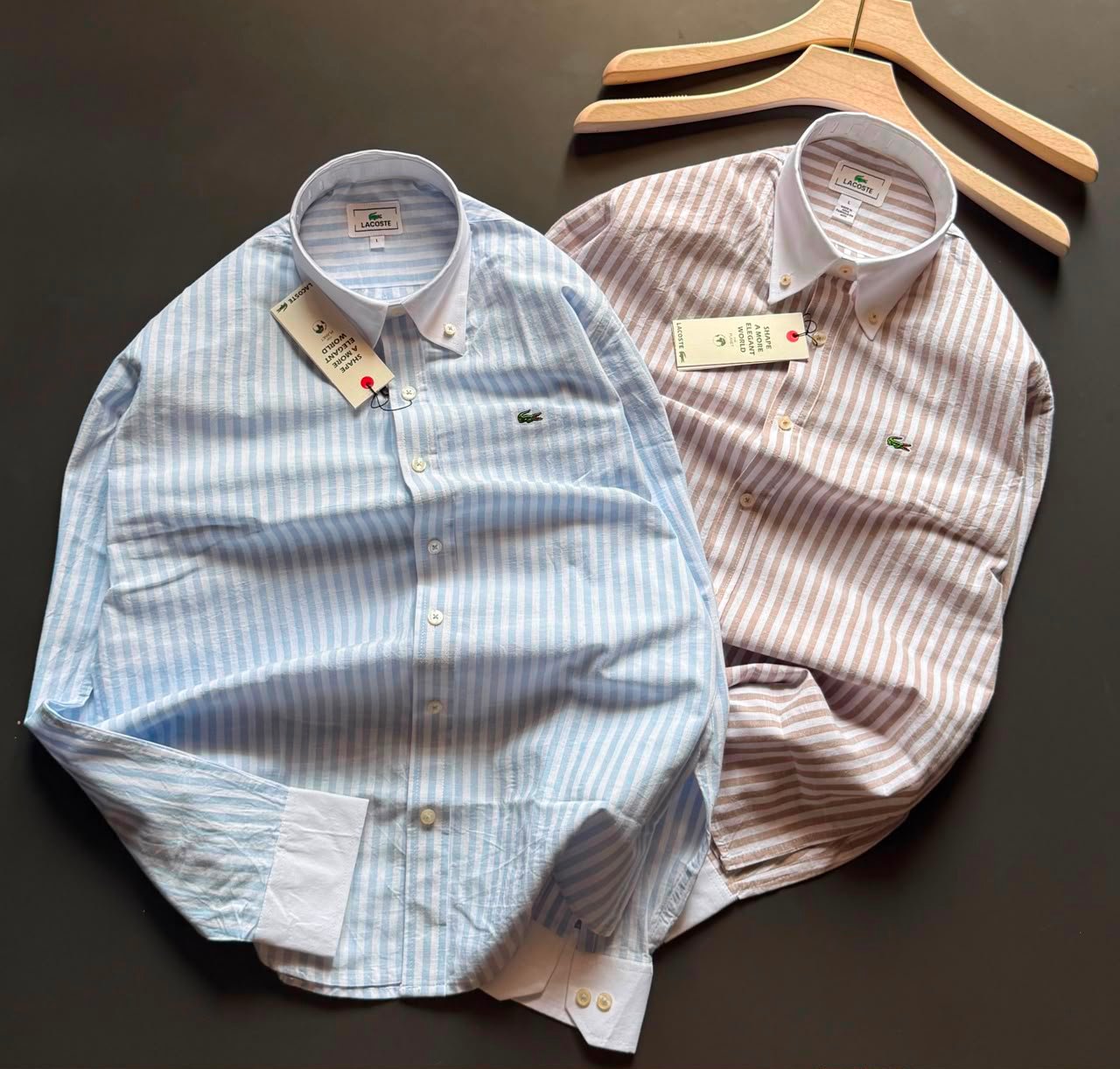 Buy Lacos_tee Linen Stripe Shirt Premium - Image 5