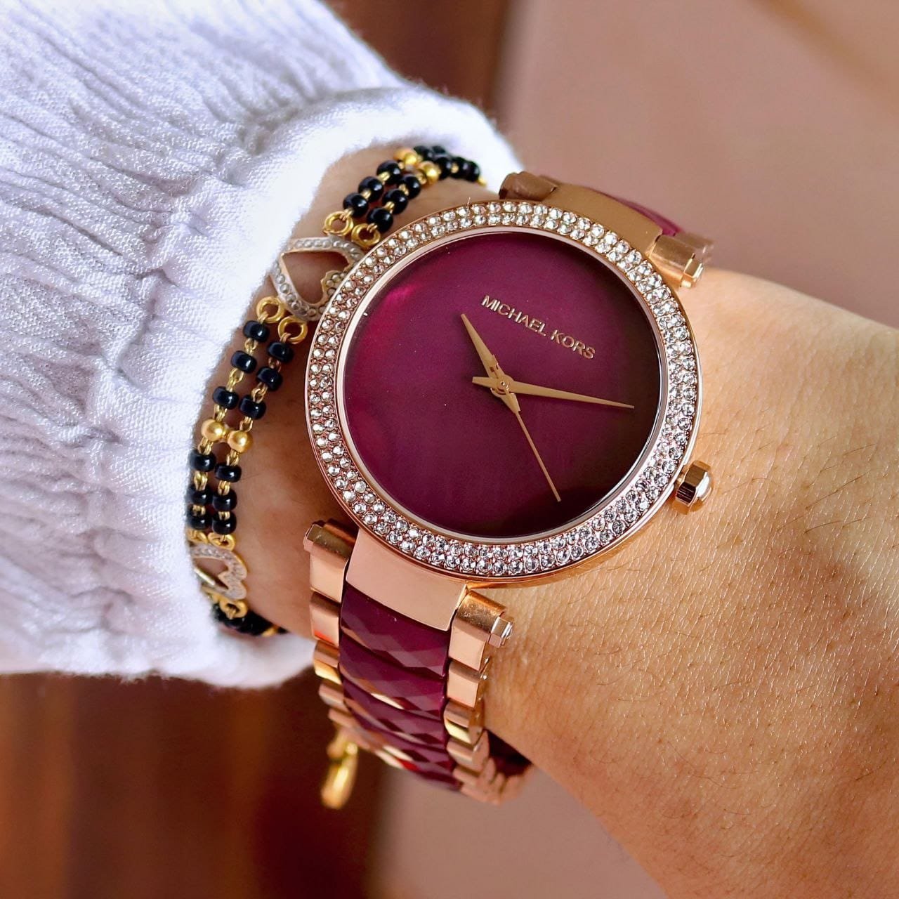 Buy Michae_l Ko_rss Parker Purple Watch - Image 3