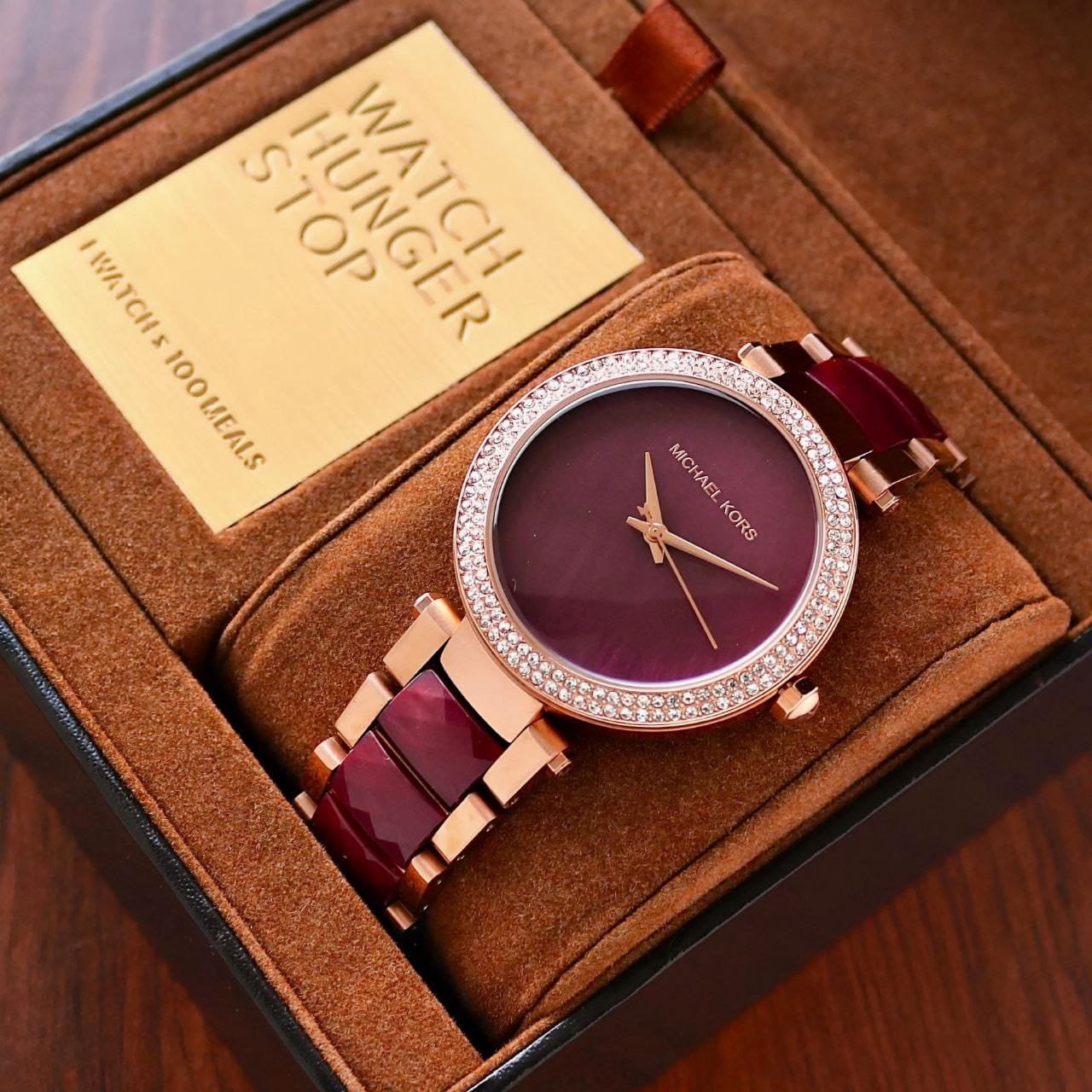 Buy Michae_l Ko_rss Parker Purple Watch - Image 2
